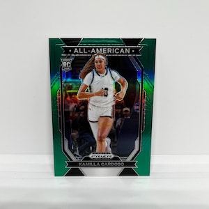 Kamilla Cardoso #3 Chicago Sky; Rookie All American Insert - Green Prizm; Panini Prizm Draft Picks Basquete 2024
