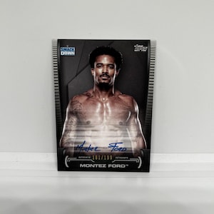 Montez Ford #AMF; Autograph - Numbered 181/199; Topps WWE Undisputed 2021