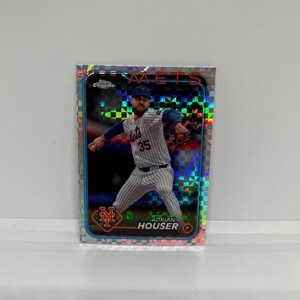 Adrian Houser #USC58 Mets de New York ; Lunette X-Frator ; Topps Chromé Baseball 2024
