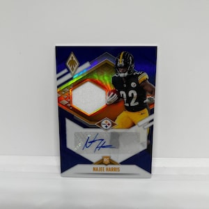 Najee Harris #RJANHA Pittsburgh Steelers; Beginner: handtekening en patch genummerd 20/25; Panini Phoenix Football 2021