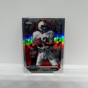 Dan Marino # 12 Miami Delfine; Refraktor; Topps Zusammengesetzter Fußball 2024