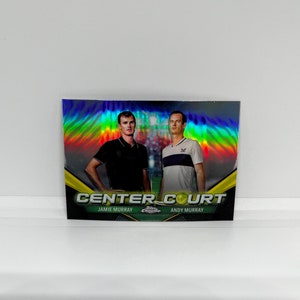 Jamie Murray/Andy Murray #CCCMM; Centre Court-inzetstuk; Topps chroomtennis 2024