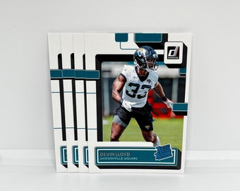 Devin Lloyd #359 Jacksonville Jaguars; Rated Rookie; Panini Donruss Football 2022