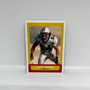 Zach Thomas #366 Miami Delfine; Herkunft; Topps Zusammengesetzter Fußball 2024