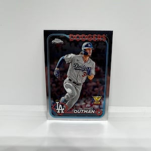 James Outman #68 Los Angeles Dodgers; Rookie Cup; Topps Chrome Baseball 2024