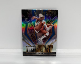 Jade Cargill #17; Silver Prizm - Turbo Charged Insert; Panini WWE Select 2024