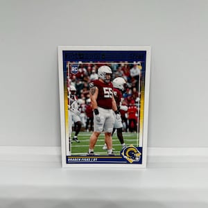 Braden Fiske #325 Los Angeles Rams; Rookie; Panini Score Football 2024