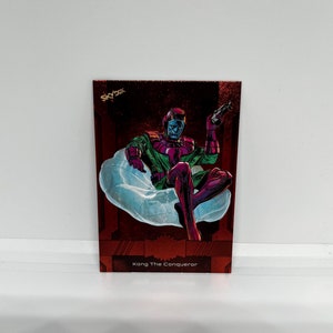 Kang O Conquistador #161; Paralelo de Cobre; Skybox do Convés Superior Marvel Metal Universe Avengers 2023