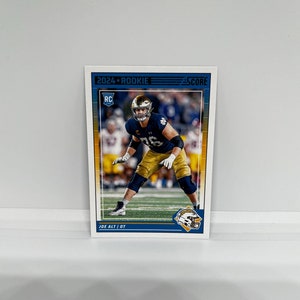 Joe Alt #307 Los Angeles Chargers; Rookie; Panini Score Football 2024