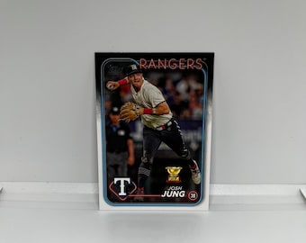 Josh Jung #620 Texas Rangers; Rookie Cup; Topps Baseball 2024