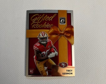 Trey Sermon #GR-20 San Francisco 49ers; Gifted Rookies; Panini Donruss Optic Football 2021