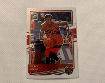 Pascal Siakam #103; Toronto Raptors; Base Card; Panini Donruss Optic Basketball 2021