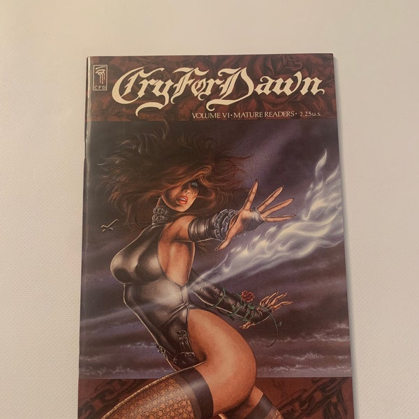 Cry For Dawn #1 9.0; High Grade; Joseph Linsner; CFD Comics 1991