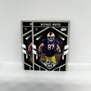 Michael Mayer #RT-184 Las Vegas Raiders; Esordiente: tutta la squadra esordienti; SAGE Serie completa Calcio 2023