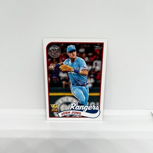 Josh Jung #89B33 Texas Rangers; Coppa Rookie - Inserto per il 35° anniversario del 1989; Topps Baseball 2024
