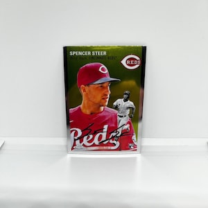 Spencer Steer #144 Cincinnati Reds; Debiutant; Topps Chrome Platinum Anniversary 2023