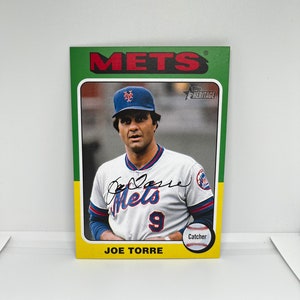 Joe Torre # OB17 Mets de New York ; Surmatelas surdimensionné ; Topps Héritage Baseball 2024