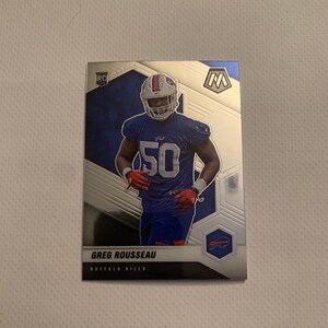 Greg Rousseau #353 Buffalo Bills; Basis Rookie; Panini Mosaik Fußball 2021