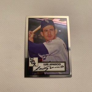 Luis Aparicio #481 Medias Blancas de Chicago; Base; Topps Chrome Platinum Aniversario 2021