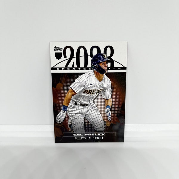 Sal Frelick #23GH29 Milwaukee Brewers; Rookie - 2023 Greatest Hits Insert; Topps Baseball 2024