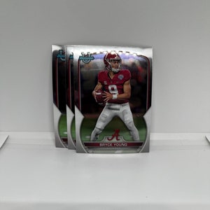 Bryce Young #1 Carolina Panthers; Prospect; Topps Bowman U Football 2022