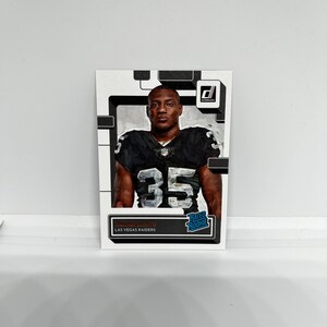 Zamir White #334 Las Vegas Raiders; Classificato Rookie - Canvas; Panini Donruss Football 2022