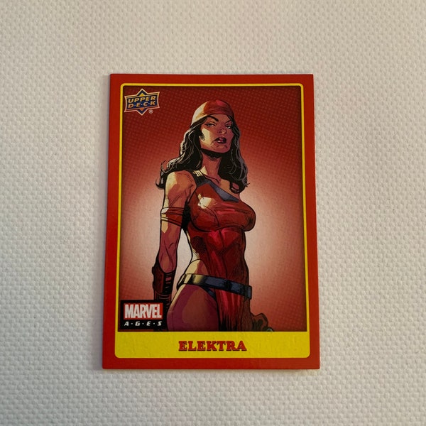 Elektra #139; Base Card; Upper Deck Marvel Ages 2020