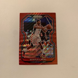 Bradley Beal #230 Washington Wizards; Red Prizm; Panini Prizm Basketball 2021