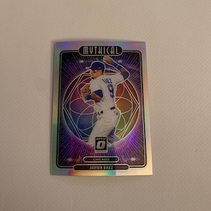 Javier Baez #M22 Detroit Tigers; Mythische Holo Insert; Panini Donruss Optic Honkbal 2021