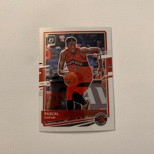 Pascal Siakam #103; Toronto Raptors; Base Card; Panini Donruss Optic Basketball 2021