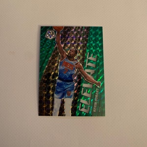 Kevin Durant #9 Brooklyn Nets; Elevate Insert; Green Prizm; Panini Mosaic Basketball 2021