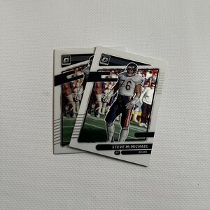 Steve McMichael #81 Chicago Bears; Base; Futebol Óptico Panini Donruss 2021