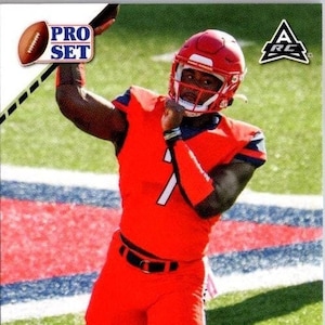 Malik Willis #7 Green Bay Packers; Rookie; Leaf Pro Set Football 2021