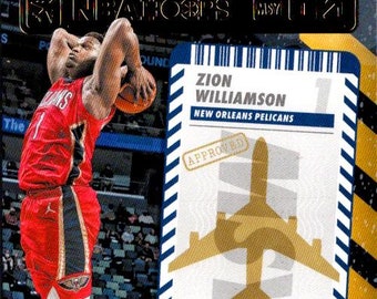 Zion Williamson #1 New Orleans Pelicans; Frequent Flyers; Panini NBA Hoops Basketball 2021