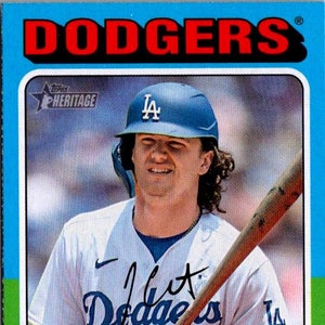 James Outman n° 413 des Dodgers de Los Angeles ; Coupe des recrues ; Topps Héritage Baseball 2024