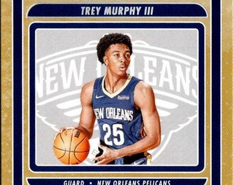 Trey Murphy III #9 New Orleans Pelicans; Class of 2021 Insert; Panini NBA Hoops Basketball 2021