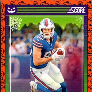 Dalton Kincaid #30 Buffalo Bills; Orange Kürbisse; Panini Score-a-Treat Fussball 2024