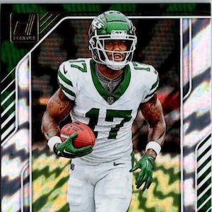 Malachie Corley n°24 New York Jets ; recrues de la série Élite ; Ballon de football Panini Donruss 2024