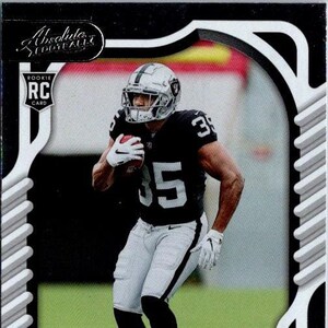 Zamir White #134 Las Vegas Raiders; Novato; Panini Absolute Football 2022