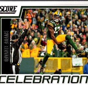 DaVante Adams #CDA Green Bay Packers; Celebration Insert; Panini Score Football 2022