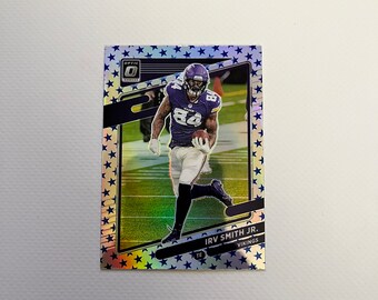 Irv Smith Jr #96 Minnesota Vikings; Stars Prizm; Panini Donruss Optic 2021