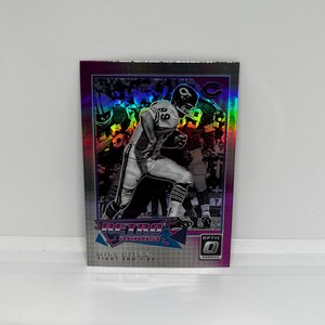 Mike Ditka #RS11 Chicago Bears; Série Retro - Silver Prizm; Futebol Panini Donruss Optic 2023
