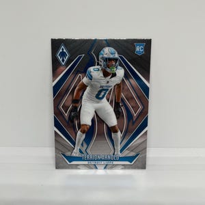 Terrion Arnold # 240 Lions de Détroit ; Débutant ; Panini Phoenix Football 2024