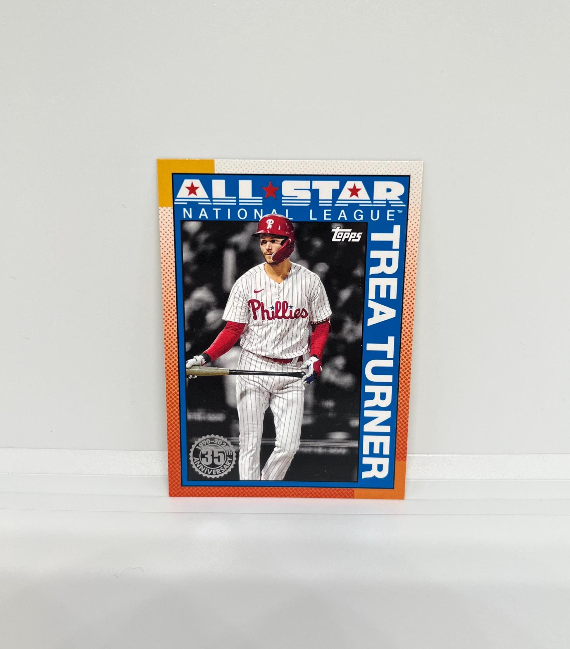 Trea Turner #90AS9 Philadelphia Phillies; NL Leaders - 1990 Insert