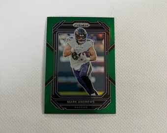 Mark Andrews #23 Baltimore Ravens; Green Prizm; Panini Prizm Football 2022