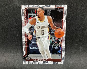 Dejounte Murray #192 New Orleans Pelicans; Tip-Off Parallel; Topps Basketball 2025