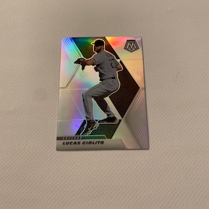Lucas Giolito #11 Chicago White Sox; Zilver Prizm; Panini Mozaïek Honkbal 2021