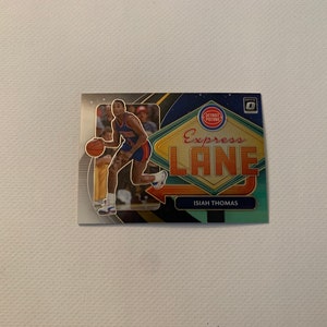 Isiah Thomas #21 Detroit Pistons; Express Lane Insert; Panini Donruss Optic Basketball 2021