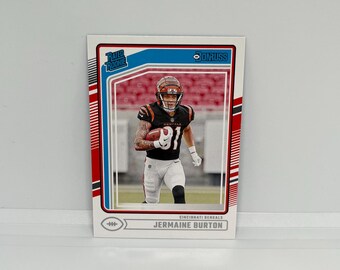 Jermaine Burton #368 Cincinnati Bengals; Oceniany debiutant; Panini Donruss Football 2024
