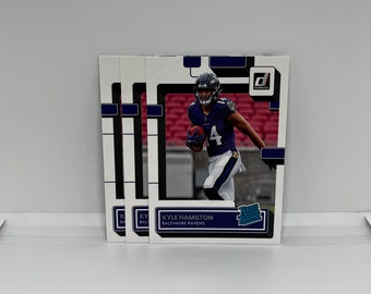 Kyle Hamilton #338 Baltimore Ravens; Rated Rookie; Panini Donruss Football 2022